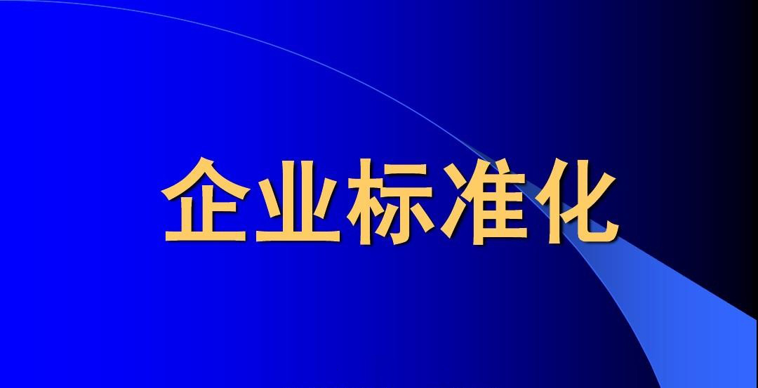 企業標準化培訓